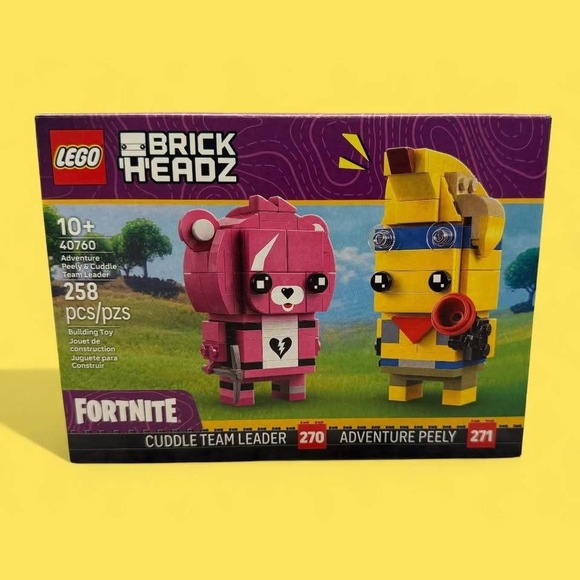 Lego 40760 BrickHeadz-New! Fortnite Cuddle Team Leader(270)&Adventure Peely(271) - Picture 1 of 7